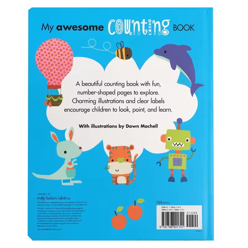 Harika Sayma Kitabım - Bebekle - Kids Education Number incelemesi ve fiyatı