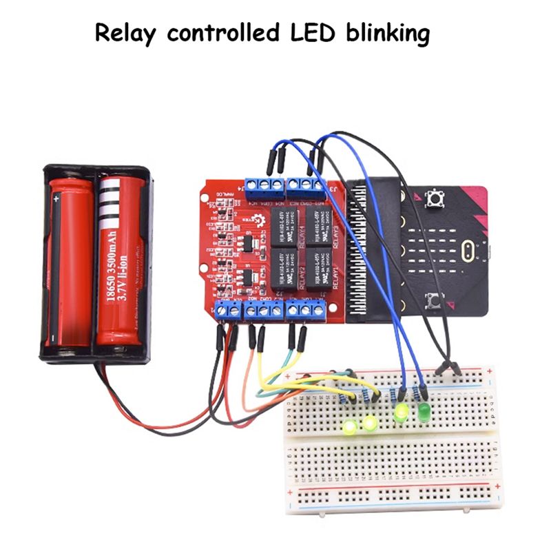 TCE Microbit 4 Kanal Röle Modü - Kids Education Channel incelemesi ve fiyatı