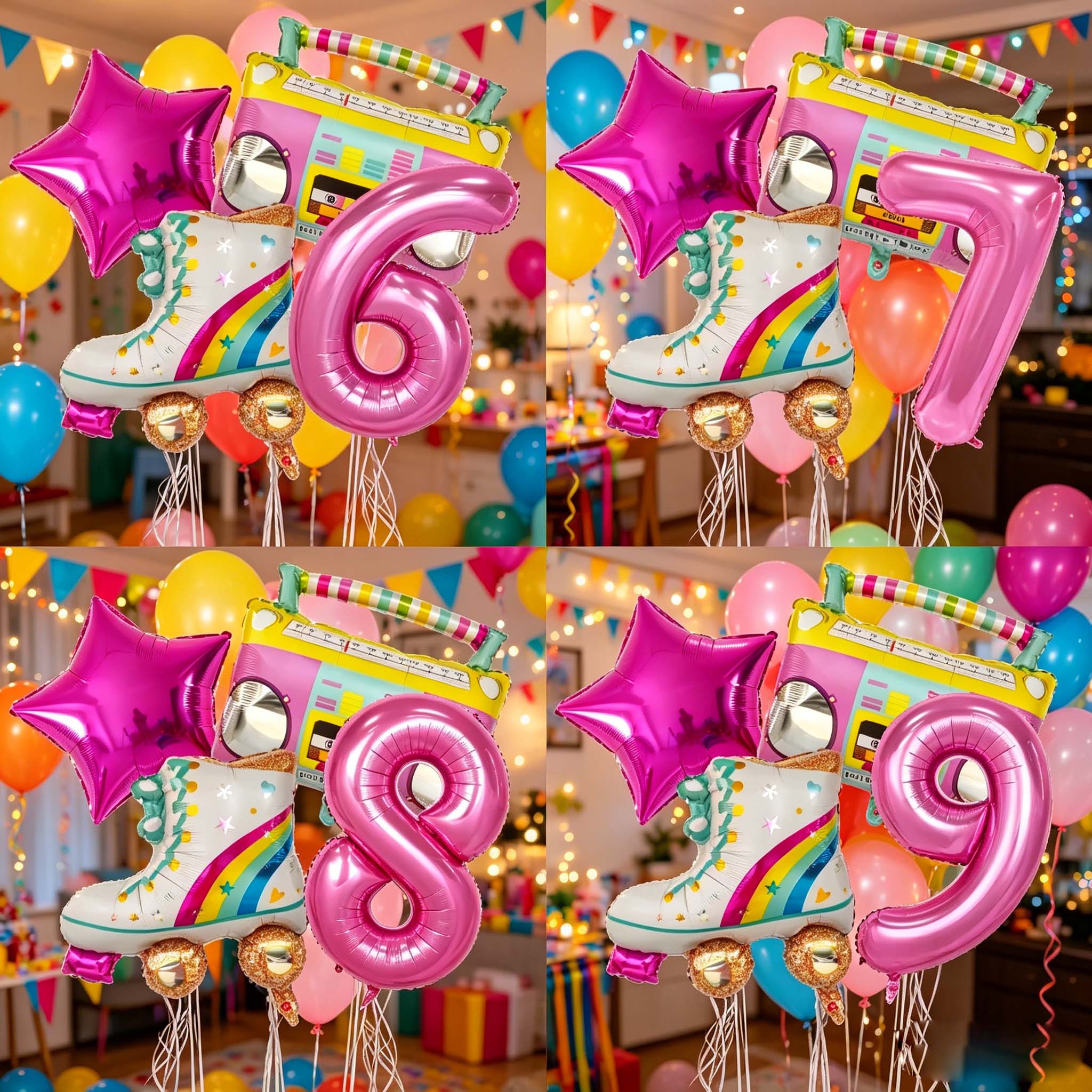 4 adet 32 inç Numarası Balon R - Kids Education Number incelemesi ve fiyatı