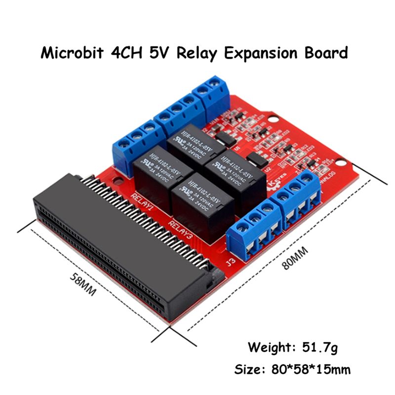 A40I Microbit 4 Kanal Röle Mod - Kids Education Channel incelemesi ve fiyatı