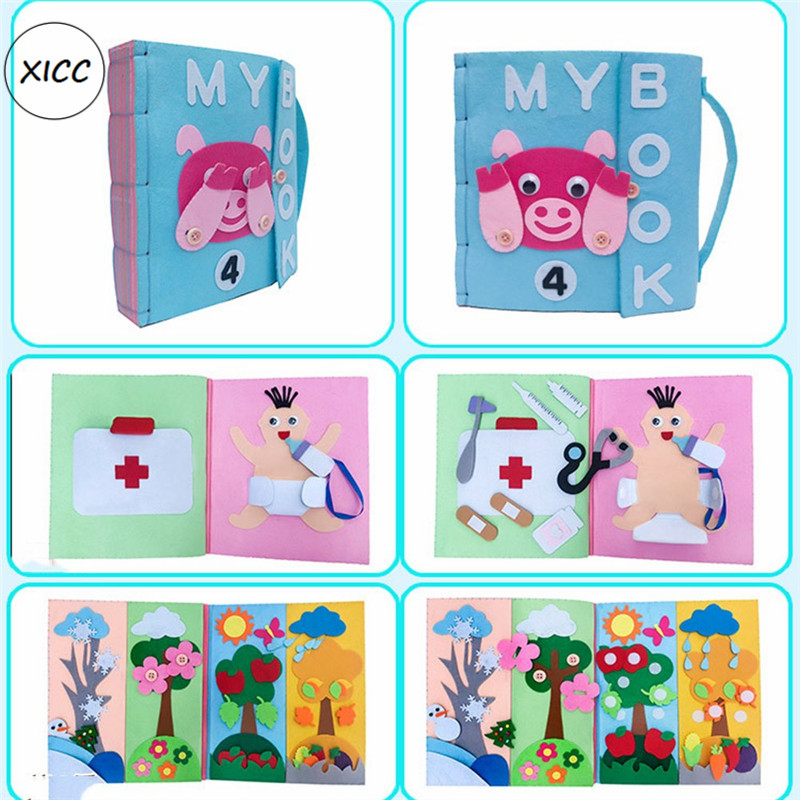 Dokunmamış keçe kumaş dikiş DI - Kids First Education incelemesi ve fiyatı