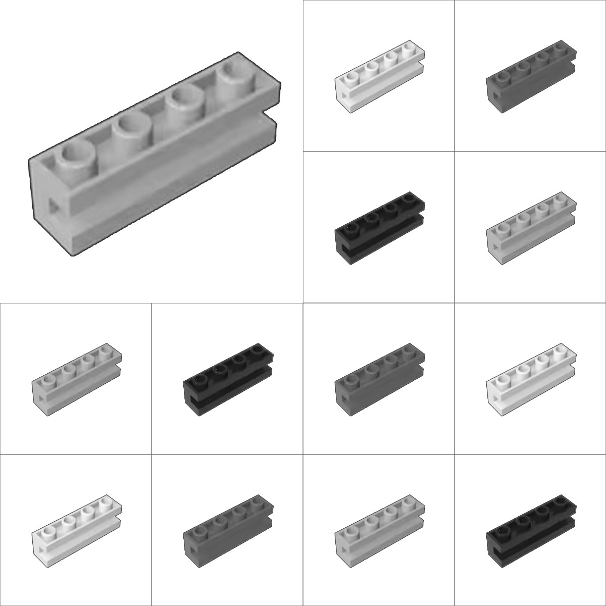 50 adet 2653 Modifiye 1x4 Kana - Kids Education Channel incelemesi ve fiyatı