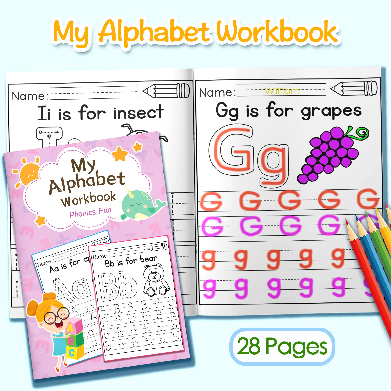 Çocuklar İçin Alfabe Kelimeler - Kids Education Activities incelemesi ve fiyatı