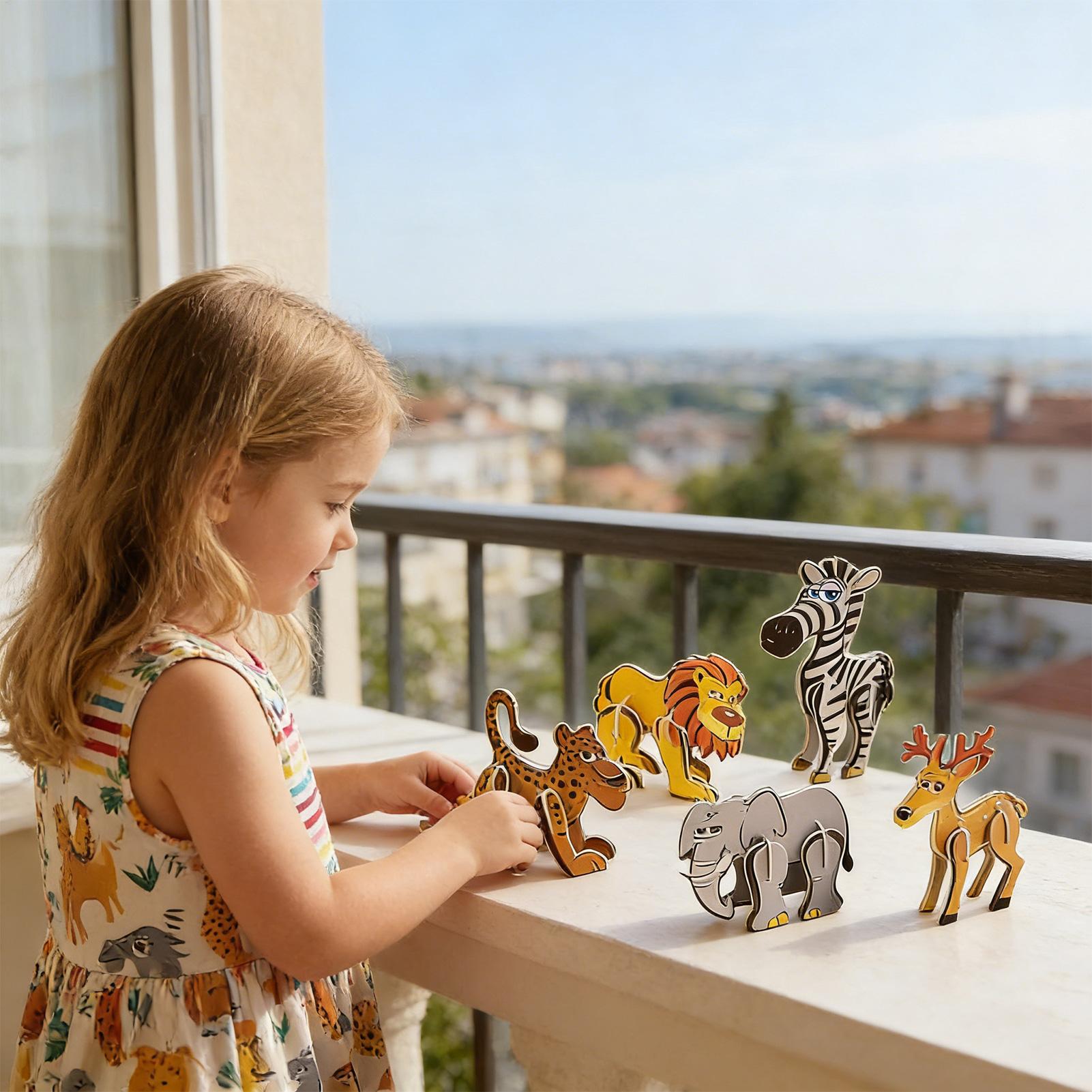 Çocuklar İçin 3D Yapbozlar 7 D - Kids Education Activities incelemesi ve fiyatı